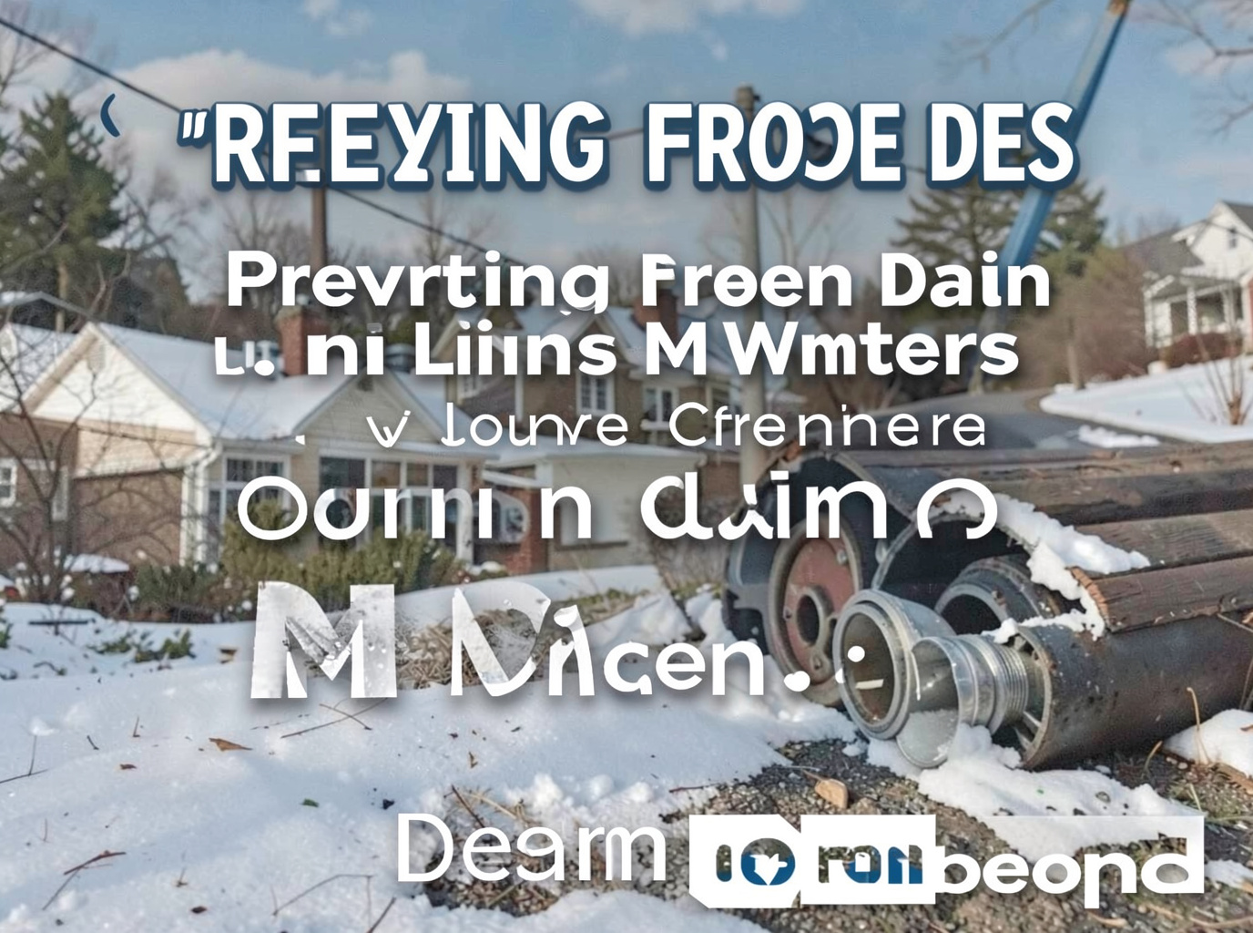 Preventing Frozen Drain Lines During MI Winters